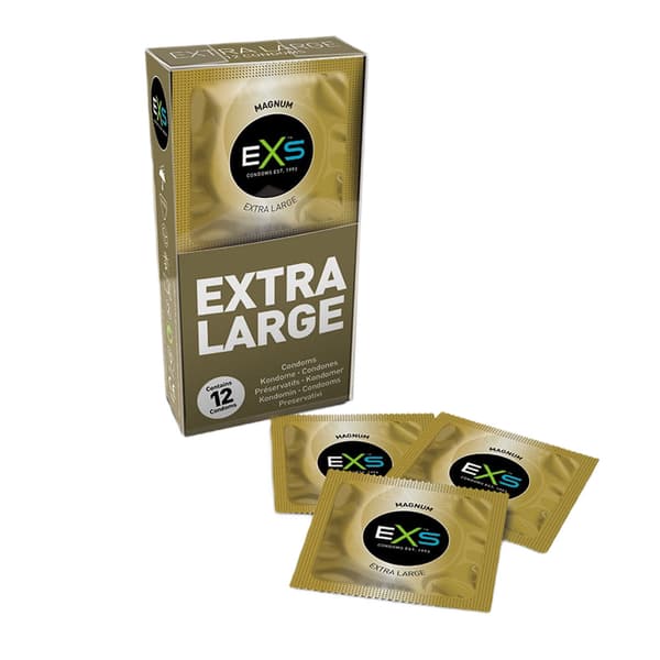 EXS Magnum Extra Stora Kondomer XL, 12 stycken