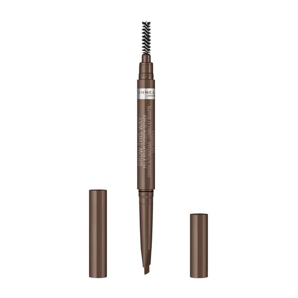 Rimmel Automaattinen Vegaaninen Kulmakynä, Sävy 002 Medium Brown, 0,25g
