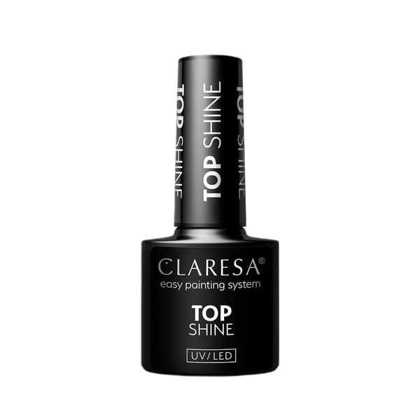 Claresa Hybrida Top Shine, 5g - Professionellt Nagelgel för Hög Glans