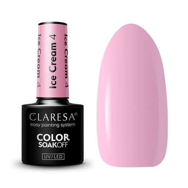 Claresa Soak Off UV/LED Glassy Ice Cream Hybridnagellack 4,5g