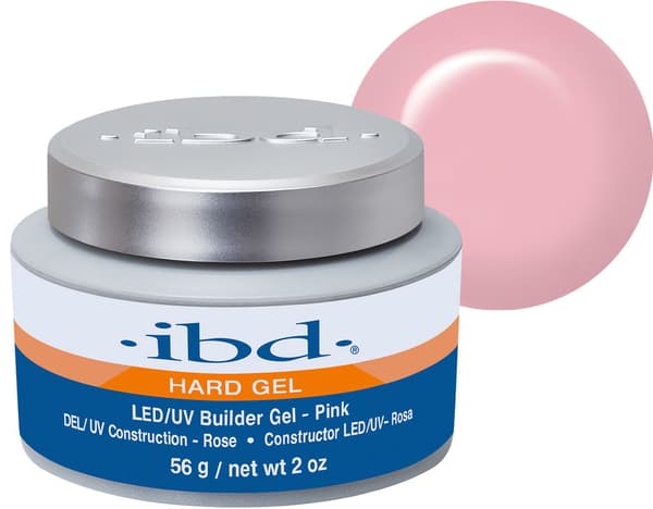 IBD Hård Bygge Gel LED/UV Pink, 56g