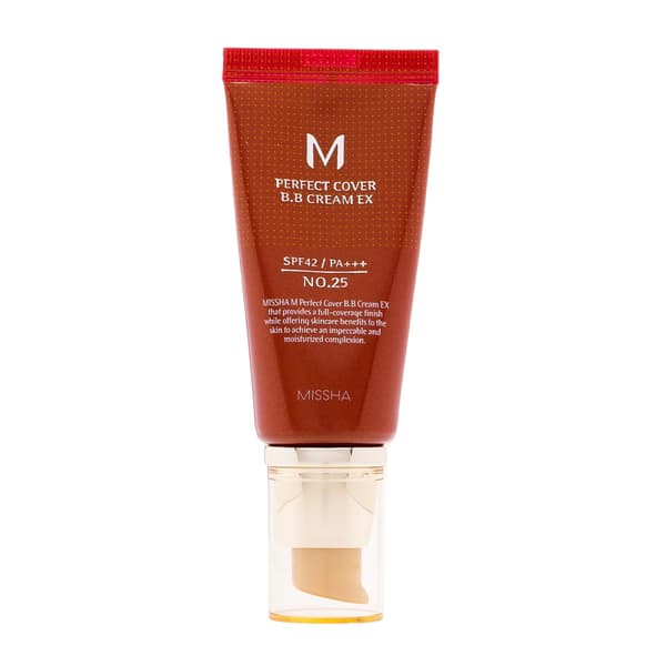 Missha M Perfect Cover BB Cream SPF42 Multifunktionell BB-kräm No.25 Varm Beige, 50 ml