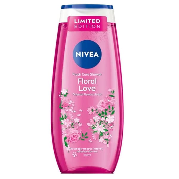 Nivea Floral Love Brusegel, 250 ml