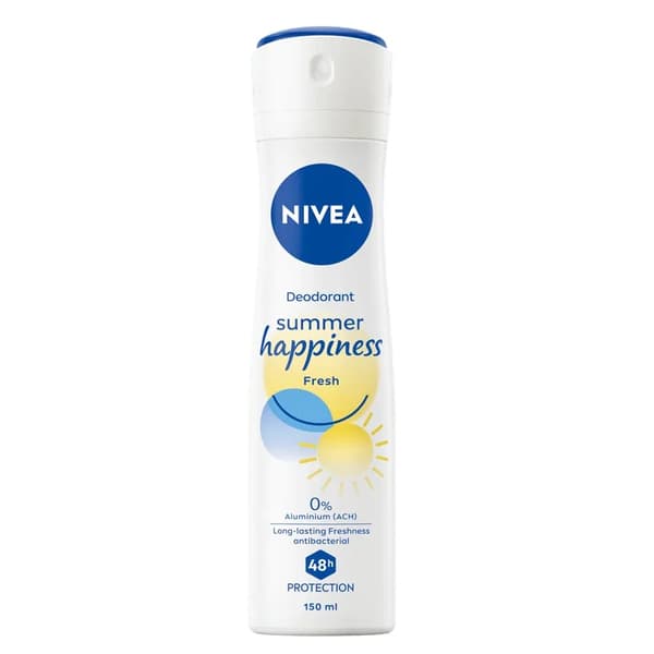 Nivea Summer Happiness Deospray 150 ml - Frisk Sommarkänsla