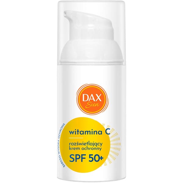 Dax Sun Skyddande Ansiktskräm med Vitamin C SPF50+, 30 ml