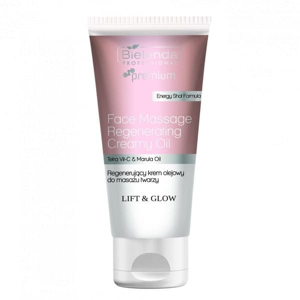 Bielenda Professional Lift & Glow Uudistava Kasvojen Öljyhierontavoide, 175 ml