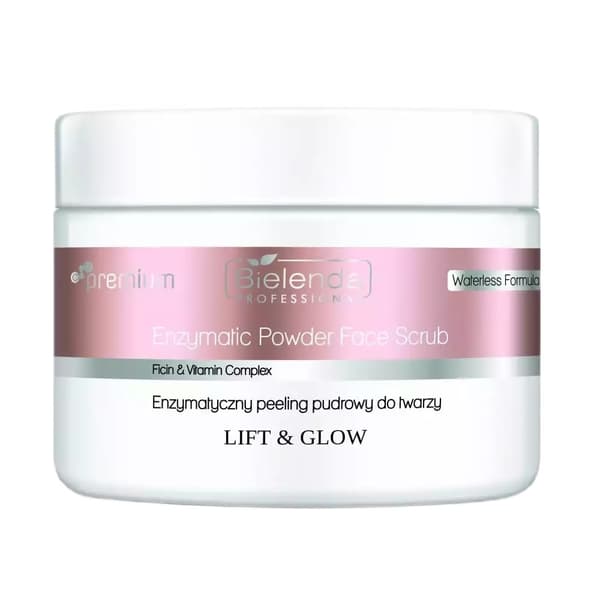 Bielenda Professional Lift & Glow Enzymatisk Ansiktspuder, 100 g