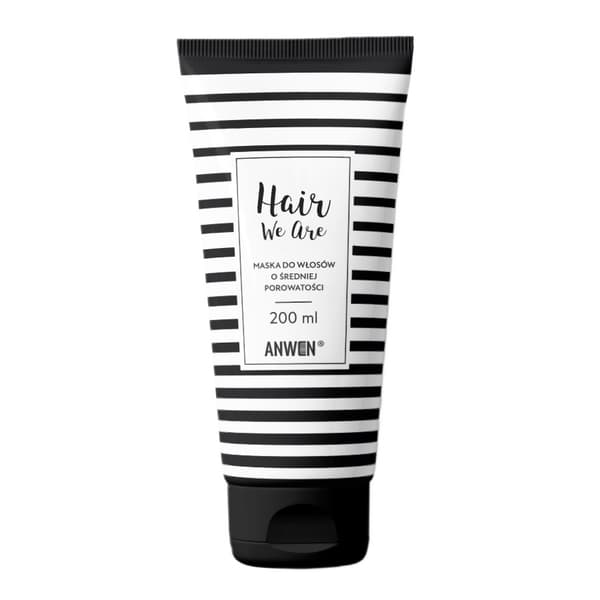Anwen Hiukset Olemme Kosteuttava Naamio Keskiporauksisille Hiuksille, 200 ml