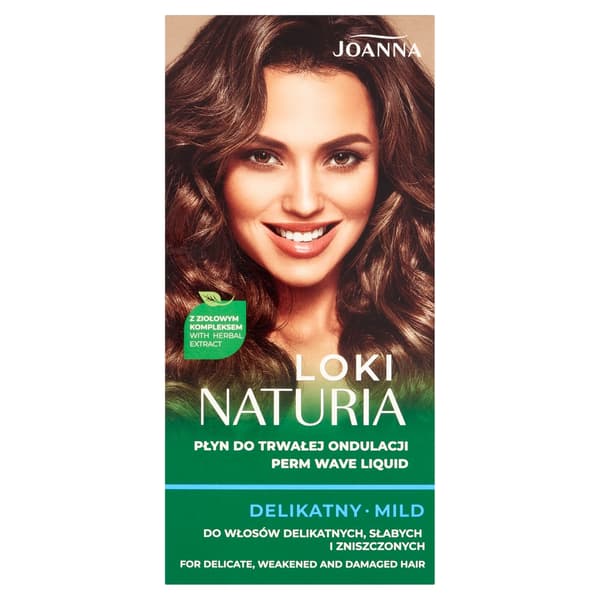 Joanna Naturia Lockvätska för Permanent, Skonsam, 2 x 75 ml