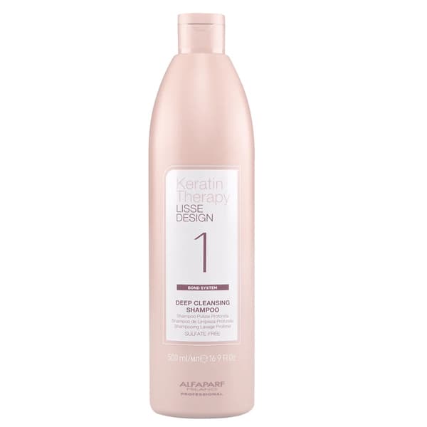 Alfaparf Keratin Therapy Udglattende Shampoo til Hårudretning, 500 ml