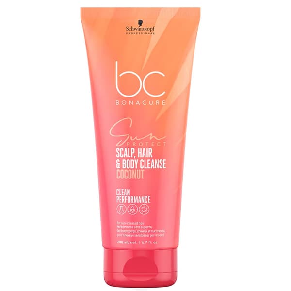 Schwarzkopf Professional BC Bonacure Sun Protect 3in1 Schampo för hår, hårbotten och kropp, 200 ml