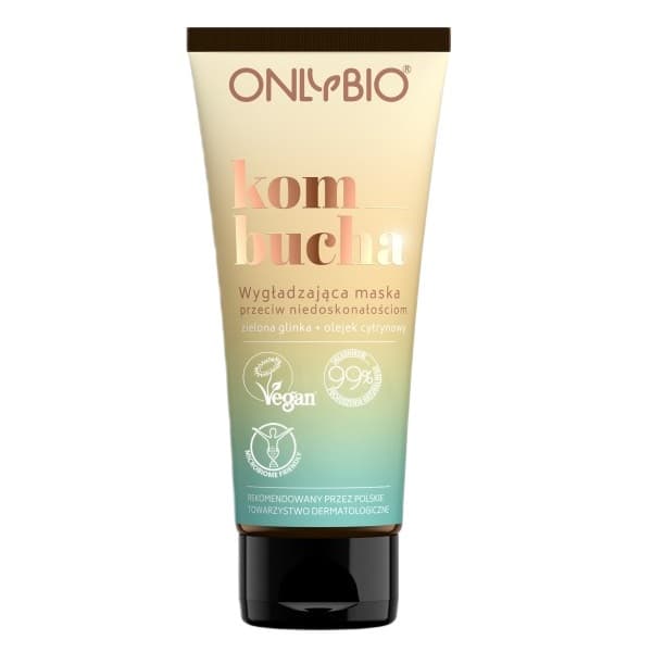 OnlyBio Kombucha Utjämnande Ansiktsmask mot Ojämnheter, 50 ml