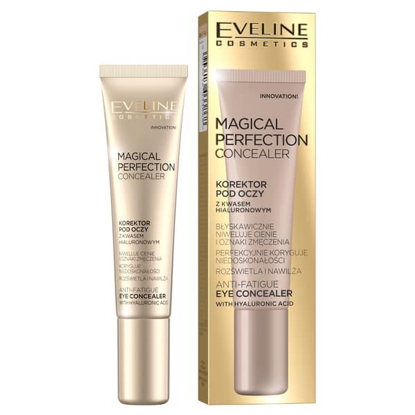 Eveline Cosmetics Taianomainen Peittokynä Silmänympäryksille 02A Vaalea Vanilja, 15 ml