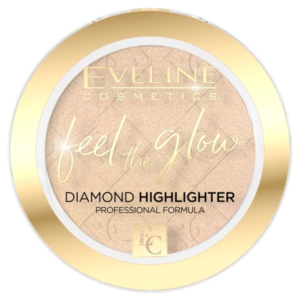 Eveline Cosmetics Føl Gløden Highlighter i Sten 01 Sparkle, 4,2 g