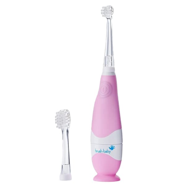 Brush-Baby BabySonic - Lasten Sähköhammasharja 0-3-vuotiaille, Pinkki