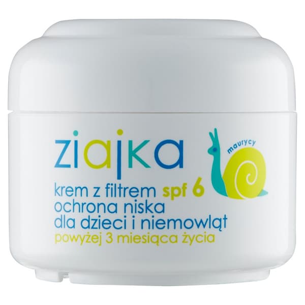 Ziaja Ziajka Solcreme SPF6 til Børn og Spædbørn, 50 ml