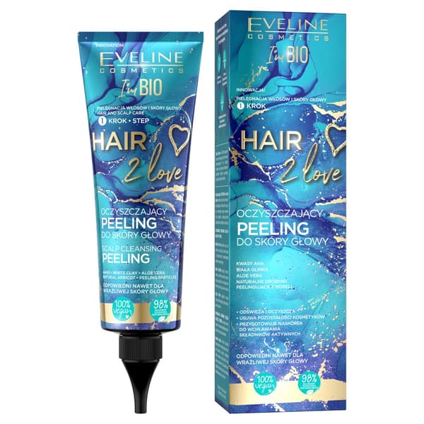 Eveline Cosmetics Hair 2 Love Rensende Hovedbundsskrub, 125 ml