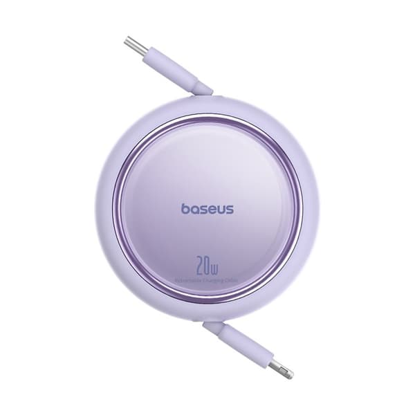 Baseus Free2Pull Retractable Kabel USB-C / Lightning 20W 1m - Lilla
