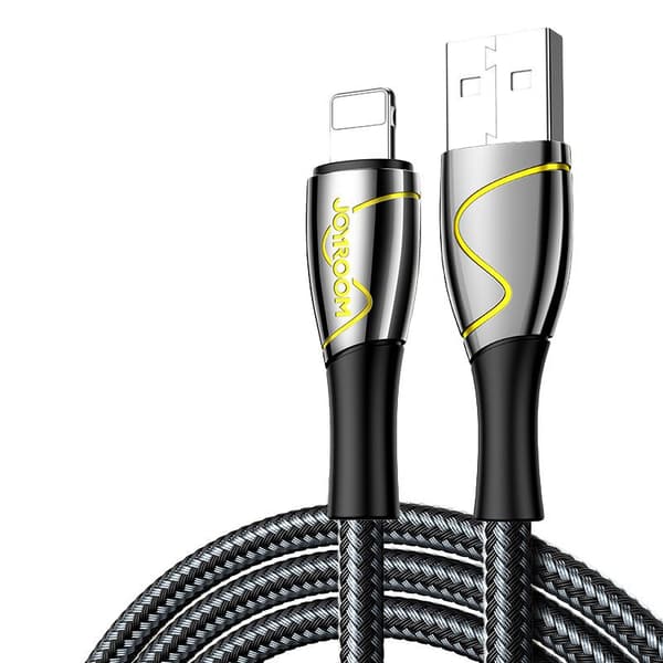 Joyroom Mermaid Series K6 Kabel USB-A til Lightning 2.4A 2m - Sort
