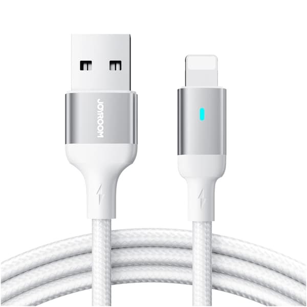 Joyroom Extraordinär A10 USB-A / Lightning Kabel 2,4A 2m - Vit