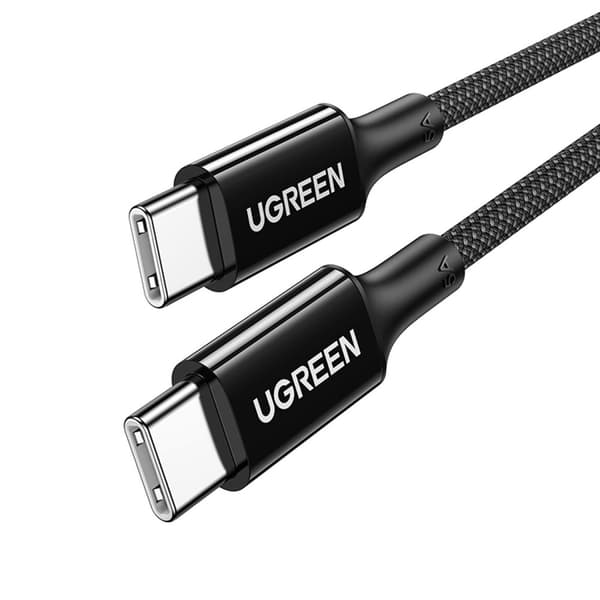 Ugreen US557 USB-C til USB-C Kabel, PD 100W, 1m, Sort