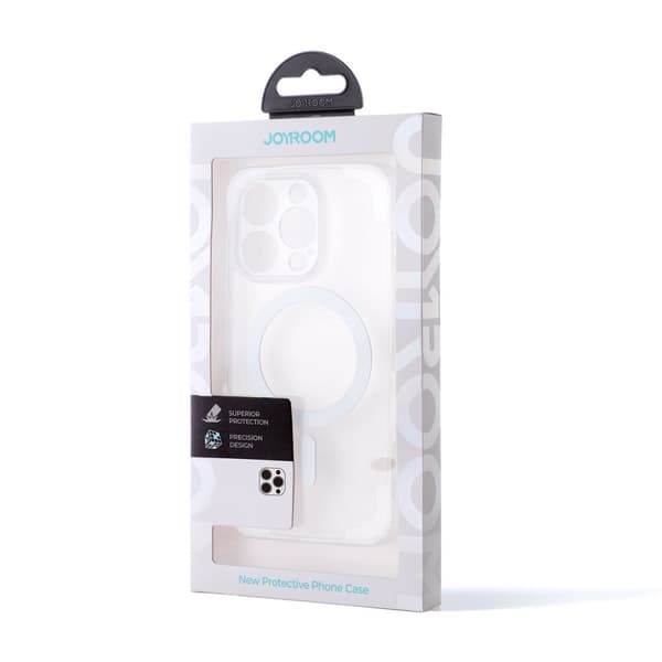 Joyroom 14D Magnetisk Cover til iPhone 14 Plus, MagSafe-kompatibel, Transparent (JR-14D7)