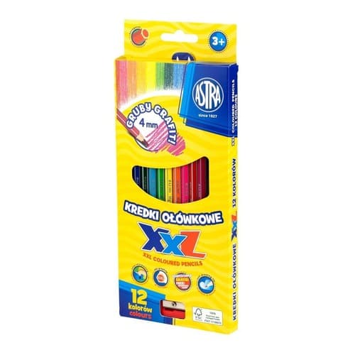 Extra Jumbo Färgpennor 12-Pack