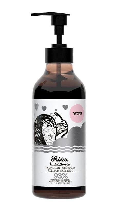 Yope, Duschgel Ros & Olibanum 97%, 400 ml