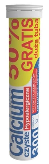 Kalcium 300mg - Hypoallergiske Brusetabletter (20 stk.)