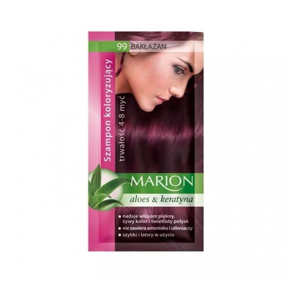 Marion Farveforstærkende Shampoo til Hår - Nuance 99 Aubergine 40 ml