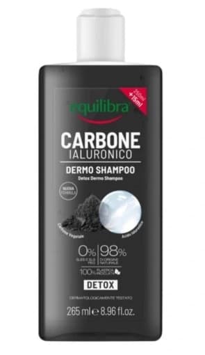 Equilibra, Aktivt Kul Renseshampoo, 250 ml