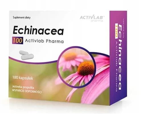 Echinacea 100 mg - Kosttilskud, 50 kapsler, Styrker Immunforsvaret