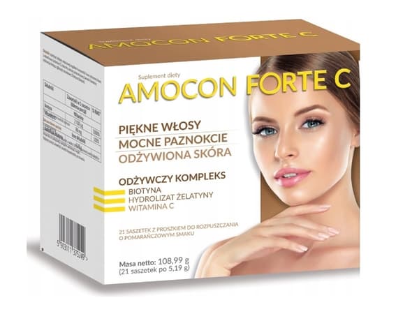 Amocon Forte C, oranssi maku, 21 pussia