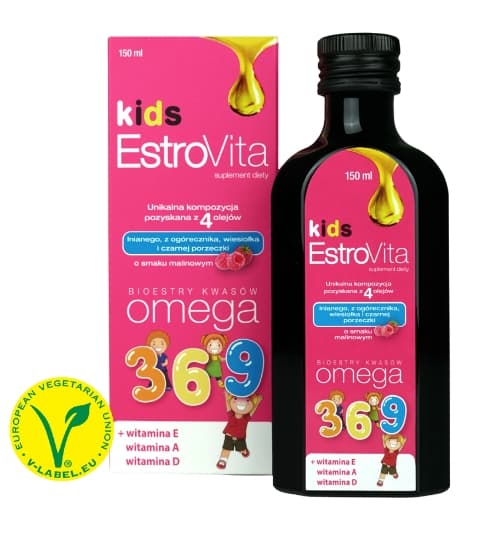 EstroVita Lapsille Mansikka, 150 ml