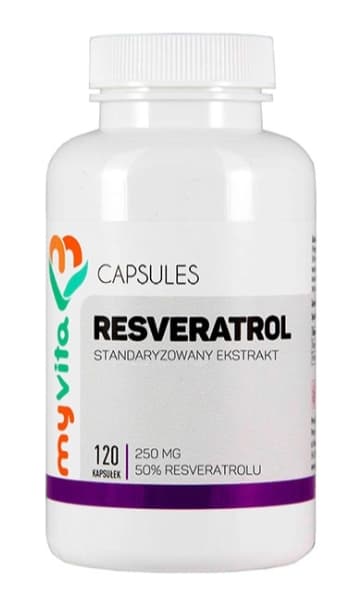 MyVita, Resveratrol, 120 kapselia