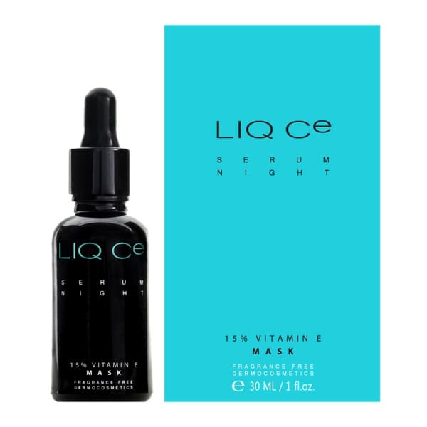 15% Vitamin E-Rik C-serum med Nattligt Ansiktsmask i 30 ml - återfuktande och uppfräschande för ungdomlig hud