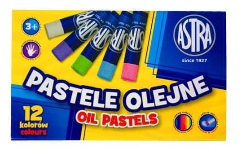 Astra, Oljepastellset, 12 färger