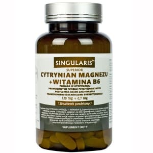 Singularis Premium Magnesiumsitraatti + B6-vitamiini 120 tablettia