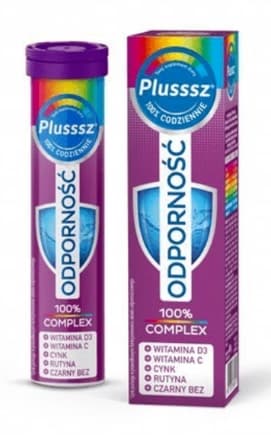 Plusssz Vastustuskyky 100% Kompleksi, 20 poretablettia