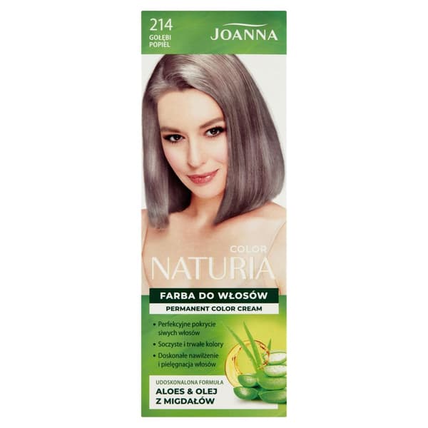 Hårfarve Joanna 214 i en dyb grå nuance - Professionel farvning og langvarig effekt til dit hår.