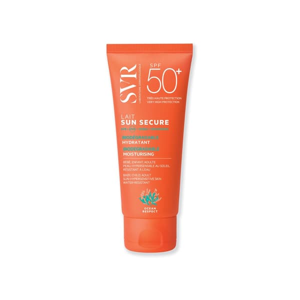 SVR, Sun Secure Lait, Biohajoava kosteuttava aurinkovoide SPF 50+, 100 ml