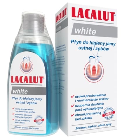 Lacalut, Valkoinen Suuhygieniaineneste, 300 ml