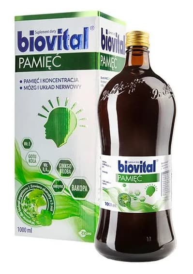 Flytande Minnesförbättringstillskott - Fruktig Smak - 1000ml