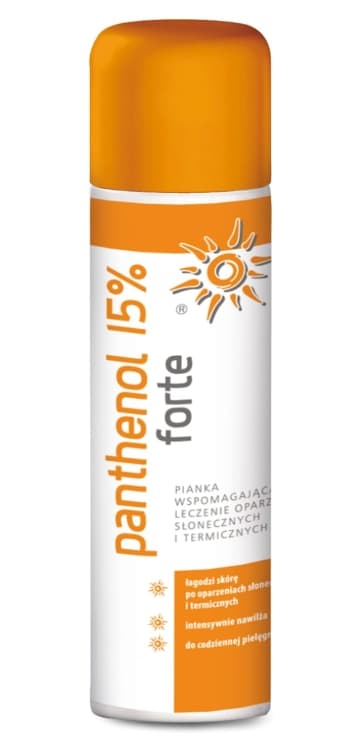 Panthenol 15% Stærk, Brandsårsskum Spray, 150 ml