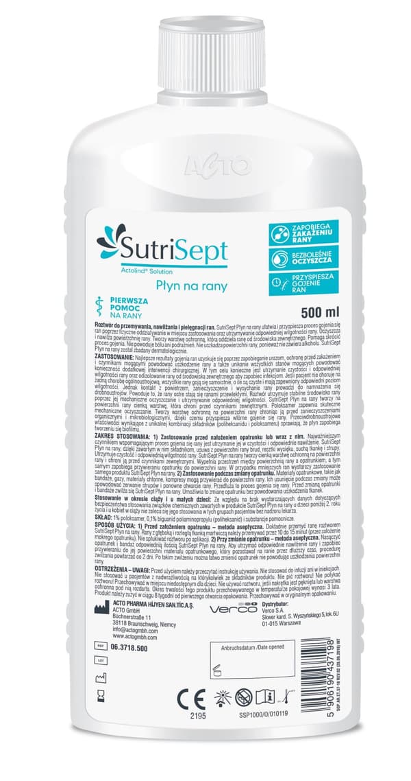 Sårpleje, Vandtæt Sårrenser, 500 ml