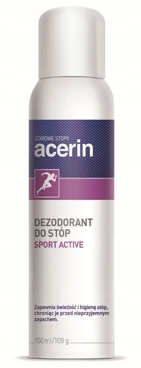 Acerin Sport Active, Jalkojen Tehokas Deodorantti, 150 ml