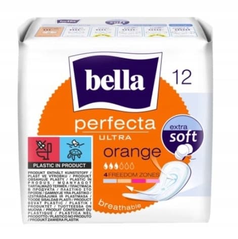 Bella Perfekt Ultra Orange, 12-pack Sanitetsbindor