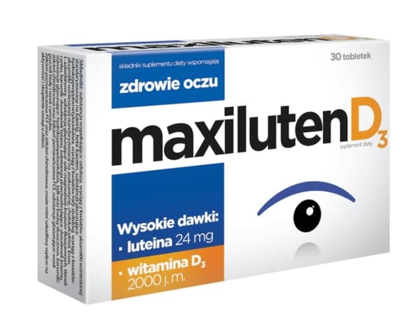 Lutein, Zeaxantin & Vitamin D Ögonvårds Tabletter - Stödjer Optimal Ögonhälsa