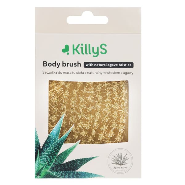 KillyS Krogbørste med naturlige agavehår