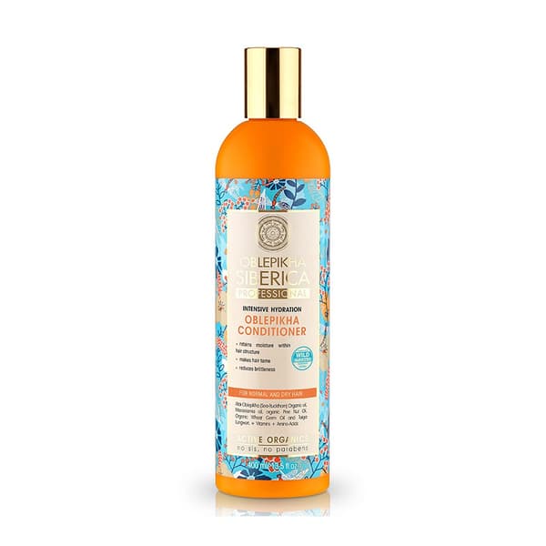 Natura Siberica Havtorn Professionel Havtorn Balsam til Normalt og Tørt Hår, 400 ml.